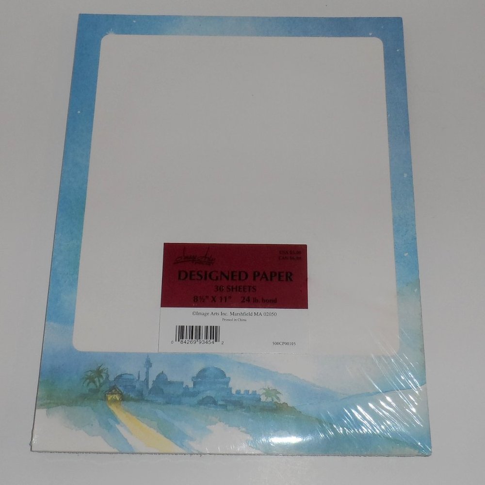 🍁🍁🍁🍁NWT-Vintge/Dis Manger Scene Hallmark Paper